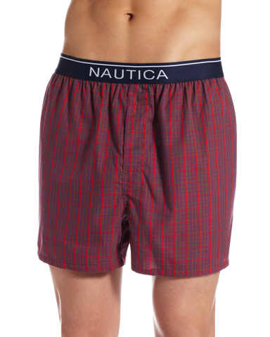 Nautica men's woven boxer
